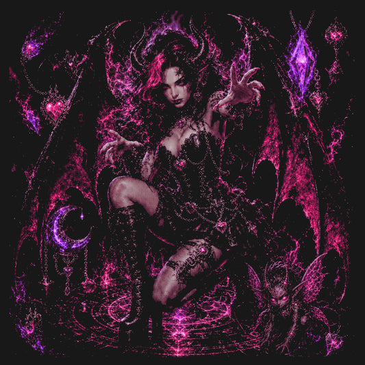 Dark Fantasy Witch Demon T-Shirt