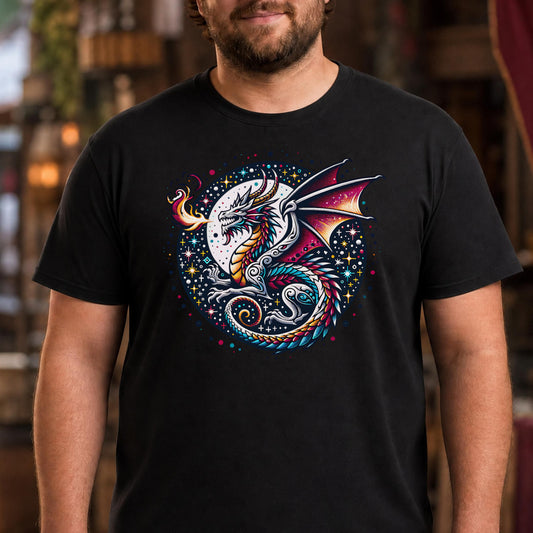 Dragon Fantasy Abstract Art T-Shirt