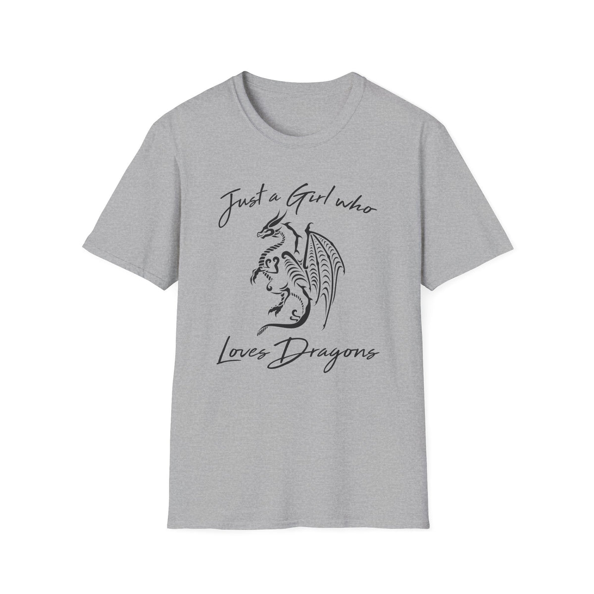 Just a Girl Who Loves Dragons T-Shirt