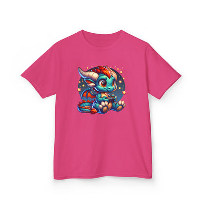 Baby Dragon Playing Video Games Youth T-Shirt