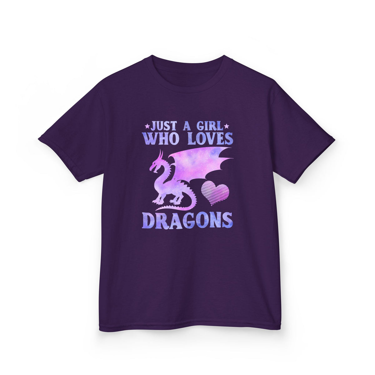 Just a Girl Who Loves Dragons Girls T-Shirt