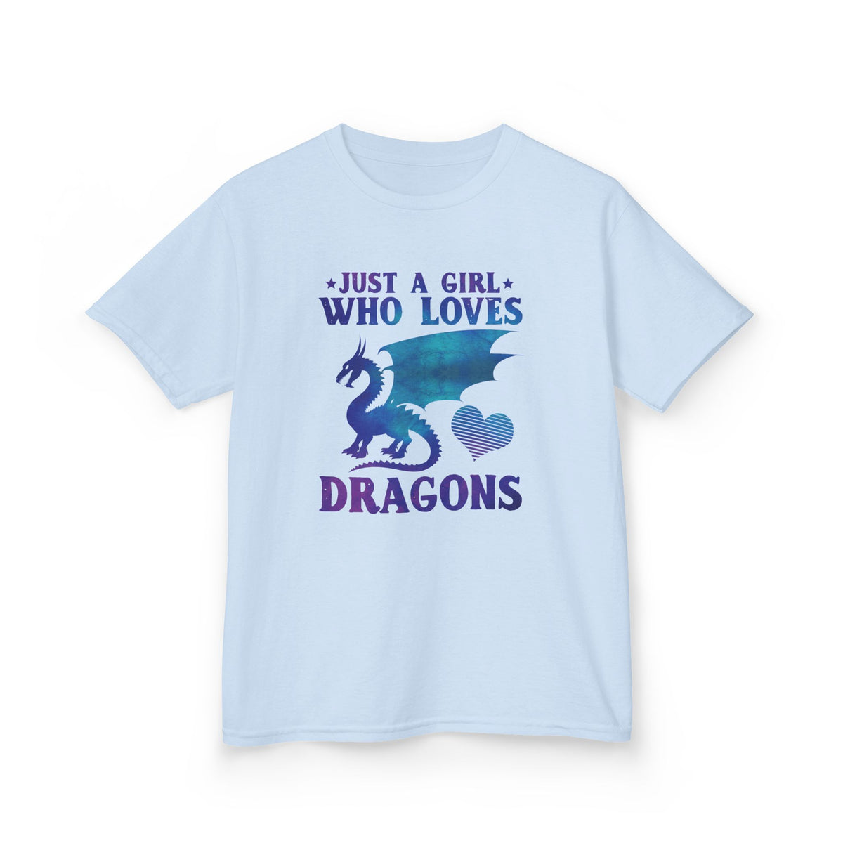 Just a Girl Who Loves Dragons Girls T-Shirt