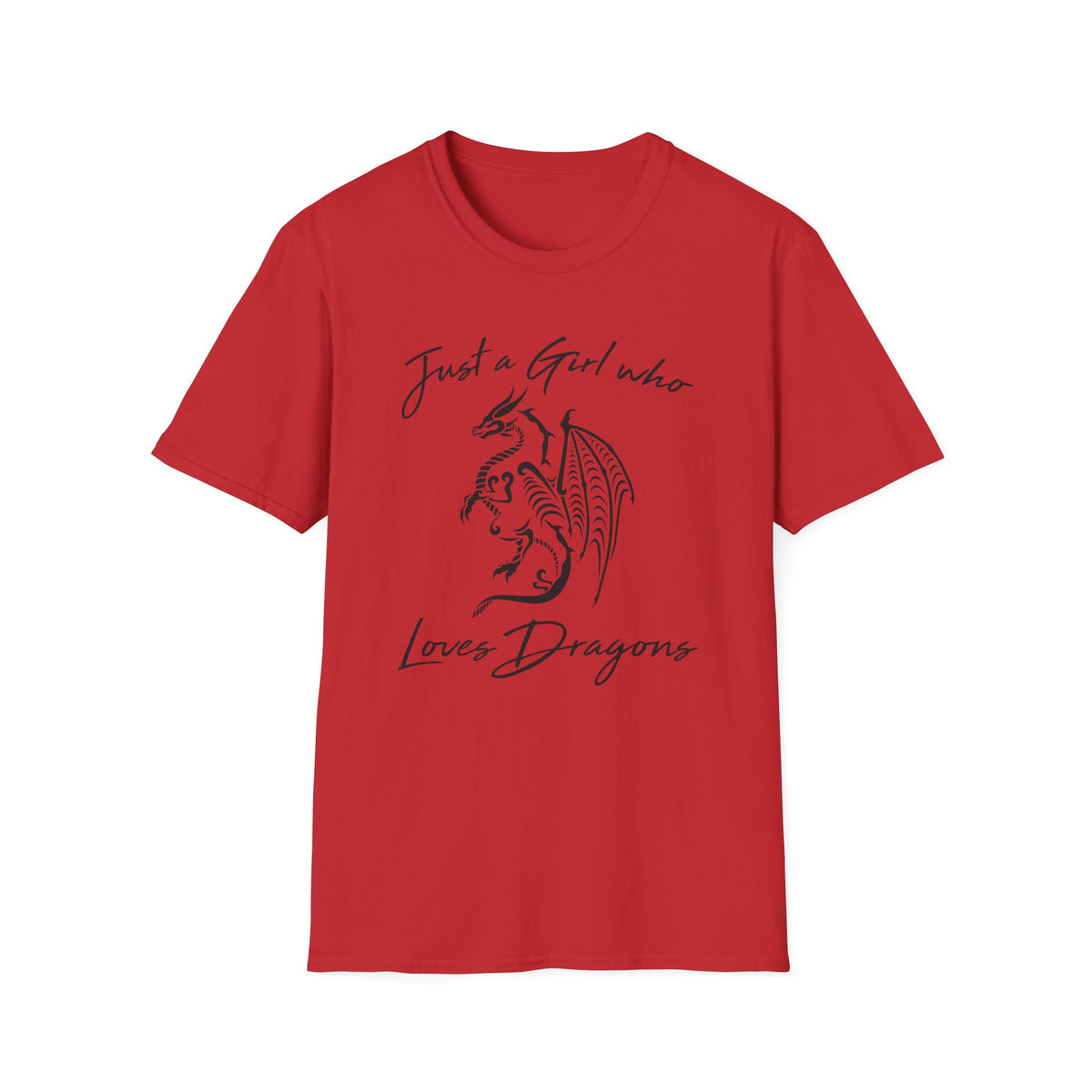 Just a Girl Who Loves Dragons T-Shirt