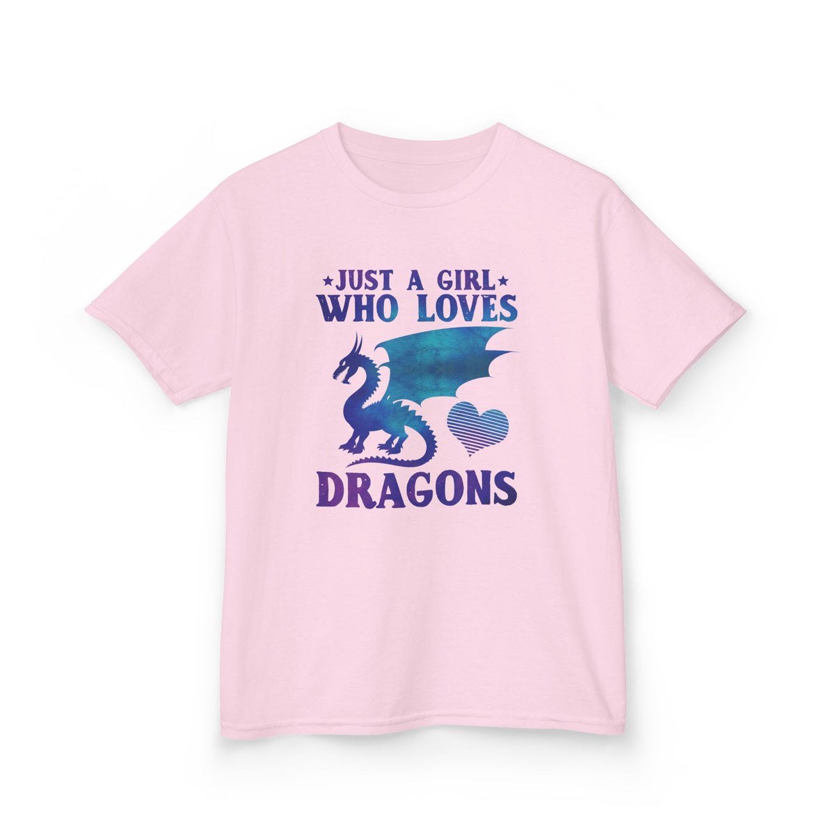 Just a Girl Who Loves Dragons Girls T-Shirt