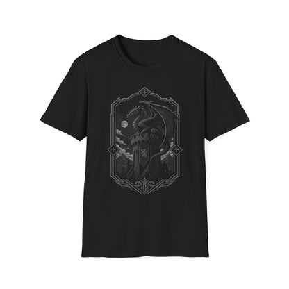 Dragon on Castle Parapet T-Shirt