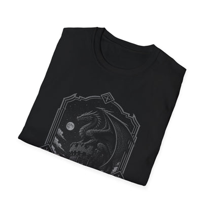 Dragon on Castle Parapet T-Shirt