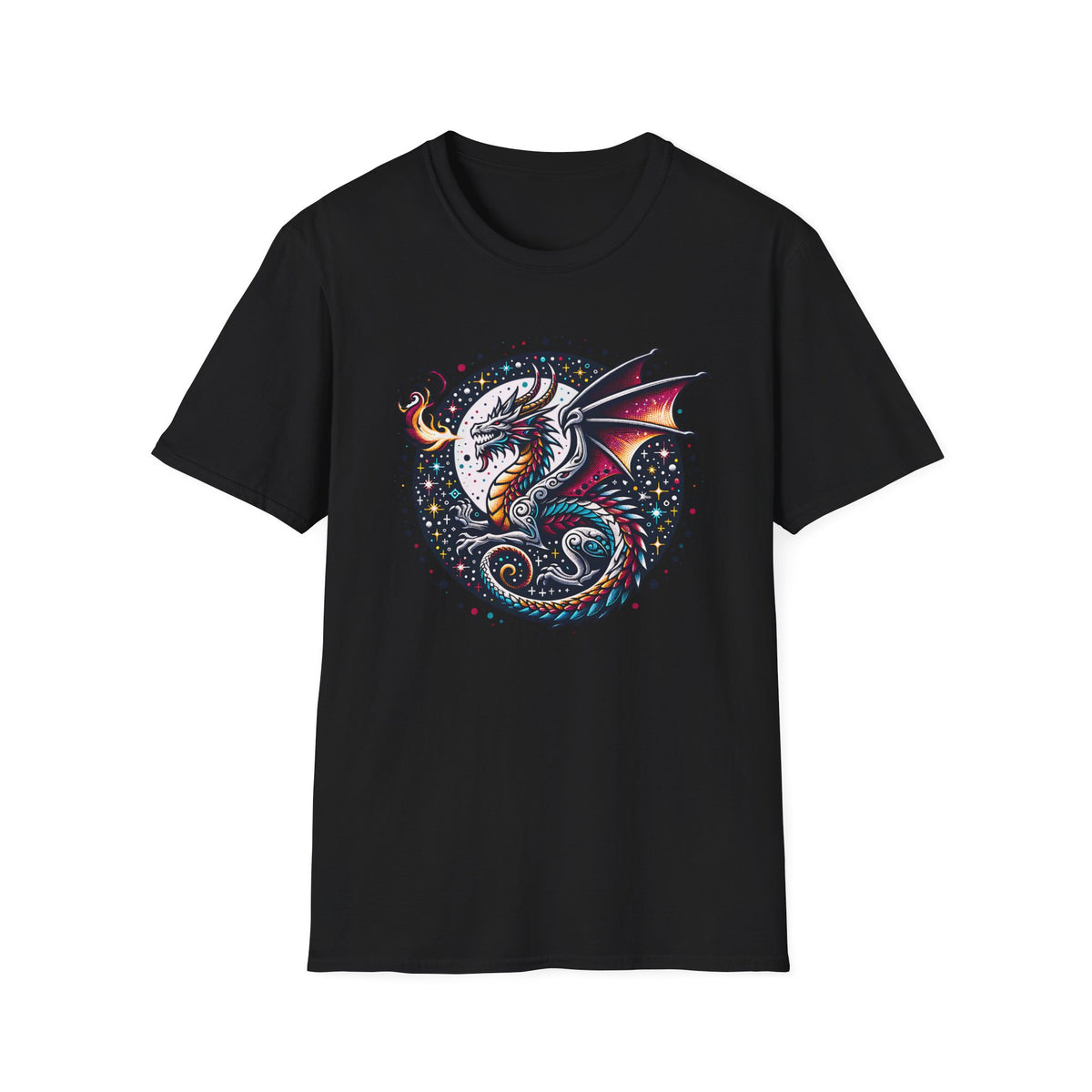 Dragon Fantasy Abstract Art T-Shirt
