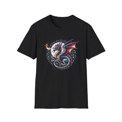 Dragon Fantasy Abstract Art T-Shirt