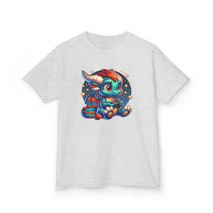 Baby Dragon Playing Video Games Youth T-Shirt