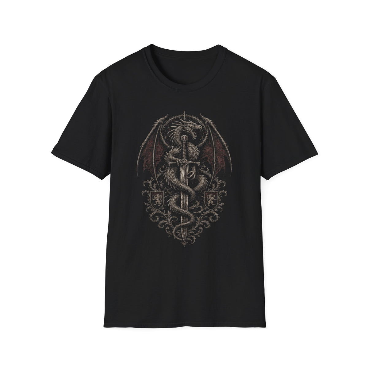 Dragon Sword Heraldry T-Shirt