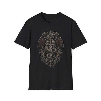 Dragon Sword Heraldry T-Shirt