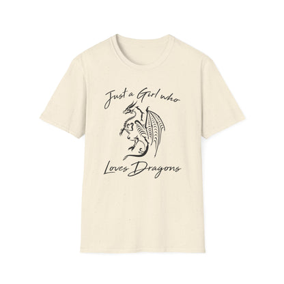 Just a Girl Who Loves Dragons T-Shirt