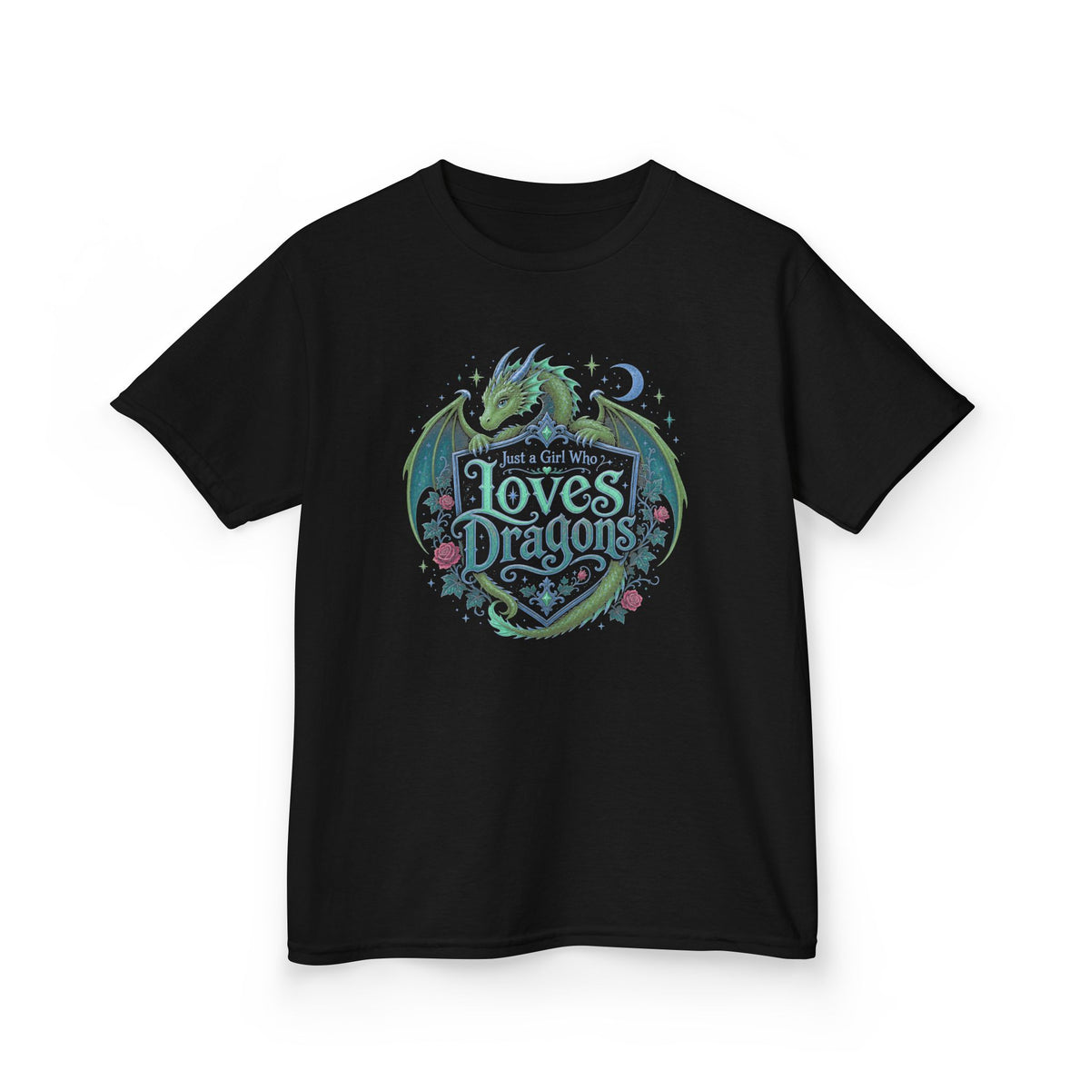 Just a Girl Who Loves Dragons Youth T-Shirt