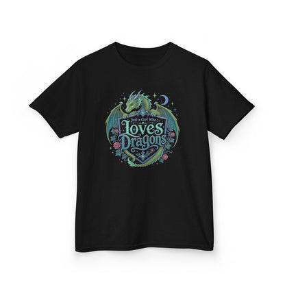 Just a Girl Who Loves Dragons Youth T-Shirt