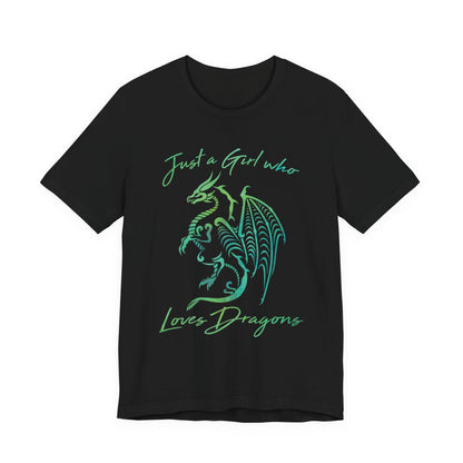 Just a Girl Who Loves Dragons Women's T-Shirt