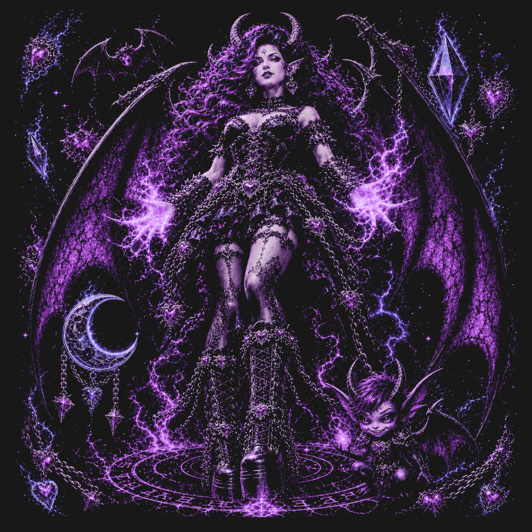 Dark Fantasy Witch Demon T-Shirt