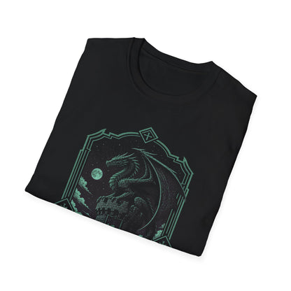 Dragon on Castle Parapet T-Shirt