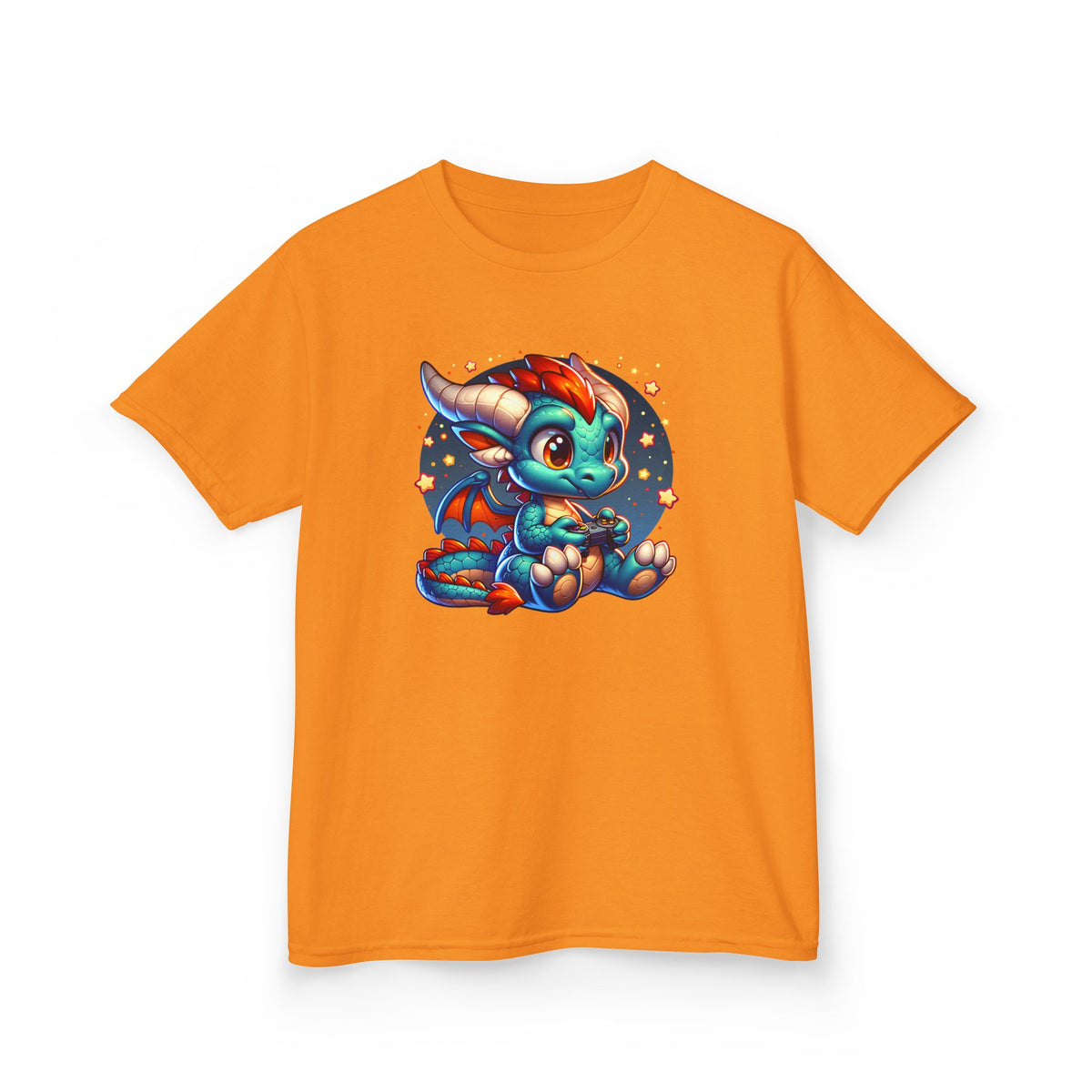 Baby Dragon Playing Video Games Youth T-Shirt