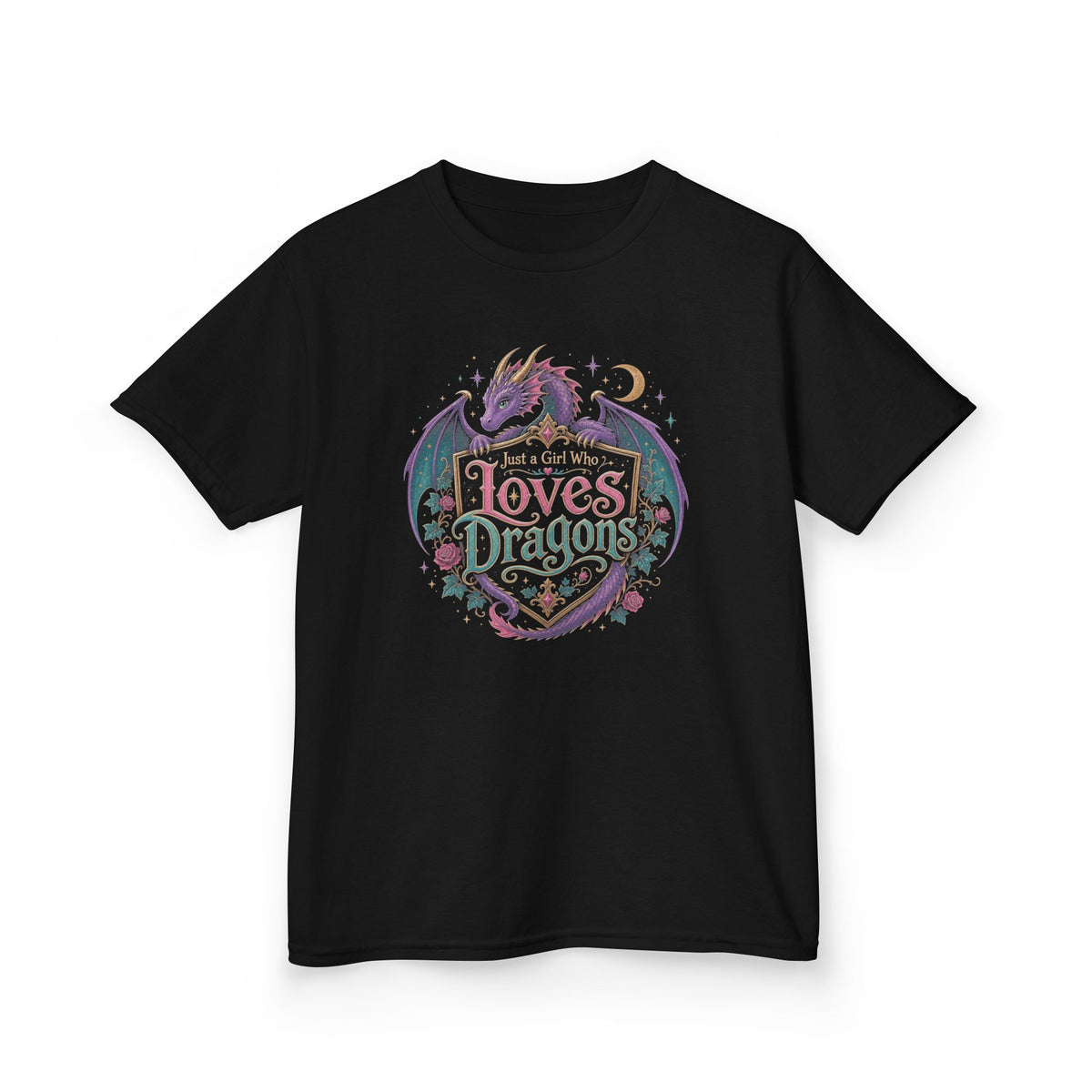 Just a Girl Who Loves Dragons Youth T-Shirt