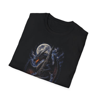 Dragon Fantasy Castle Tower T-Shirt