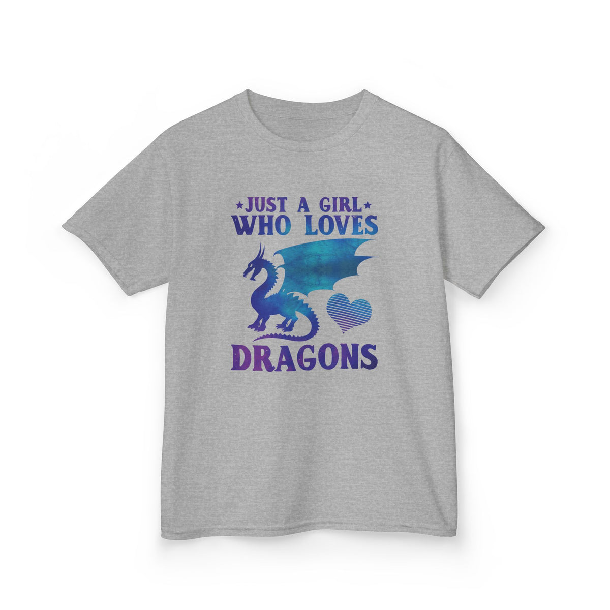 Just a Girl Who Loves Dragons Girls T-Shirt