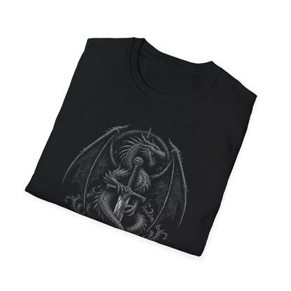 Dragon and Sword Heraldry T-Shirt