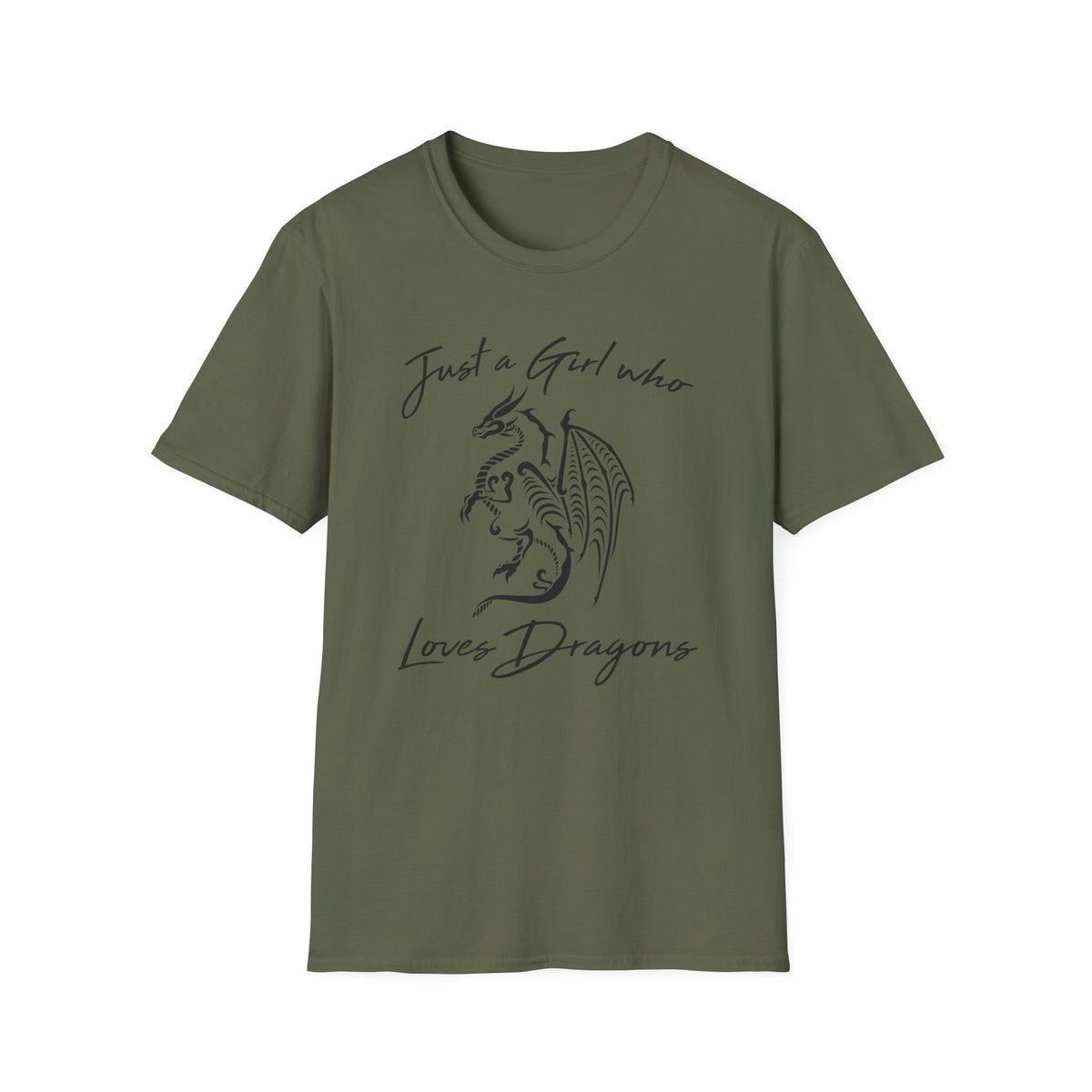 Just a Girl Who Loves Dragons T-Shirt