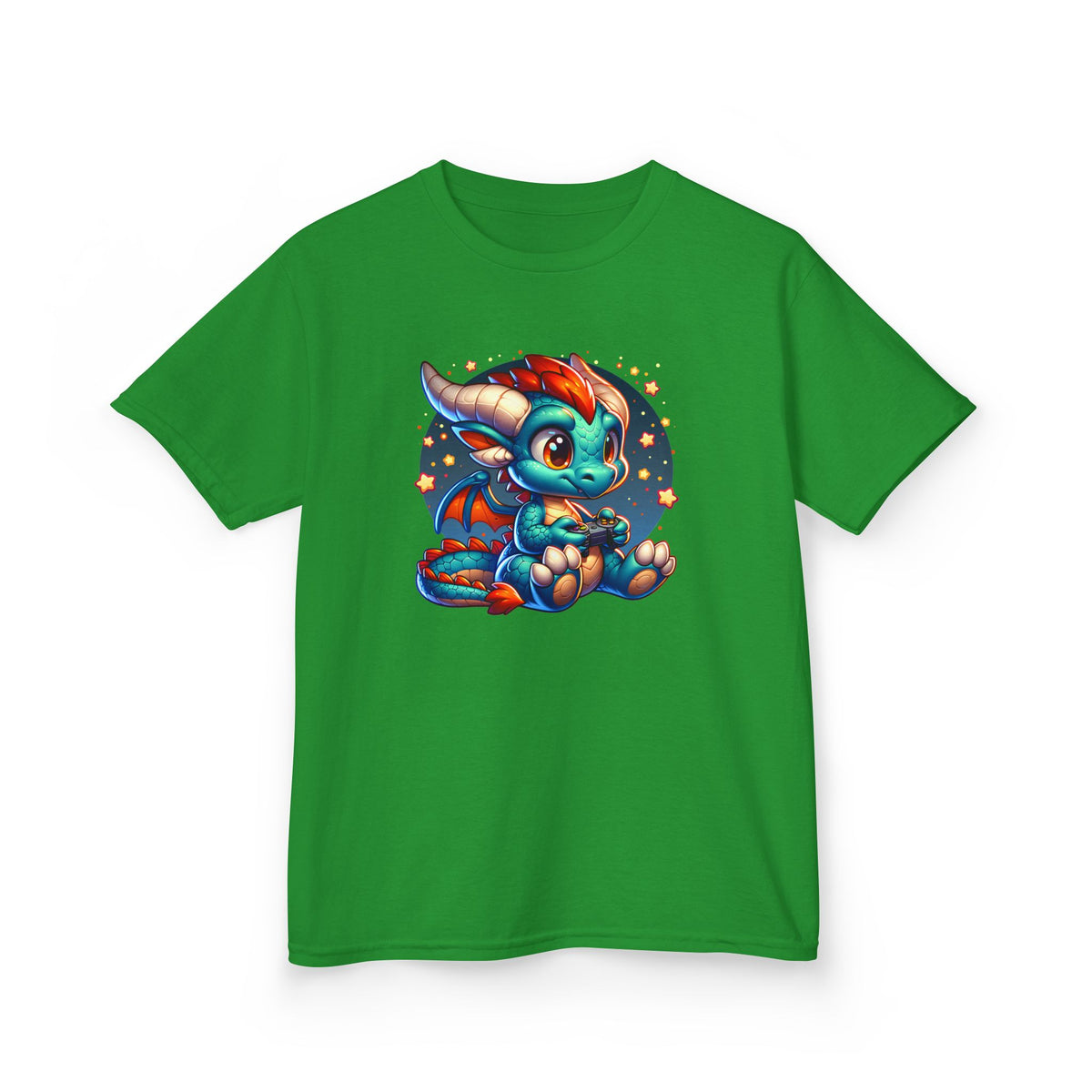 Baby Dragon Playing Video Games Youth T-Shirt