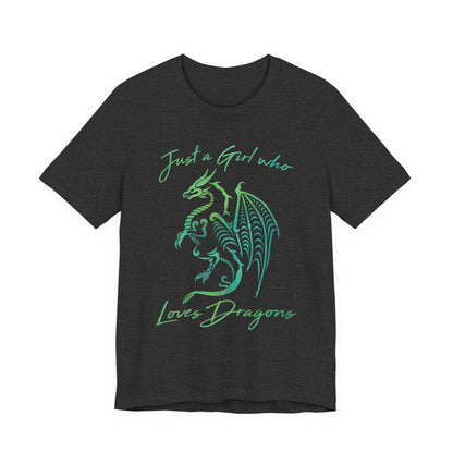 Just a Girl Who Loves Dragons Women's T-Shirt