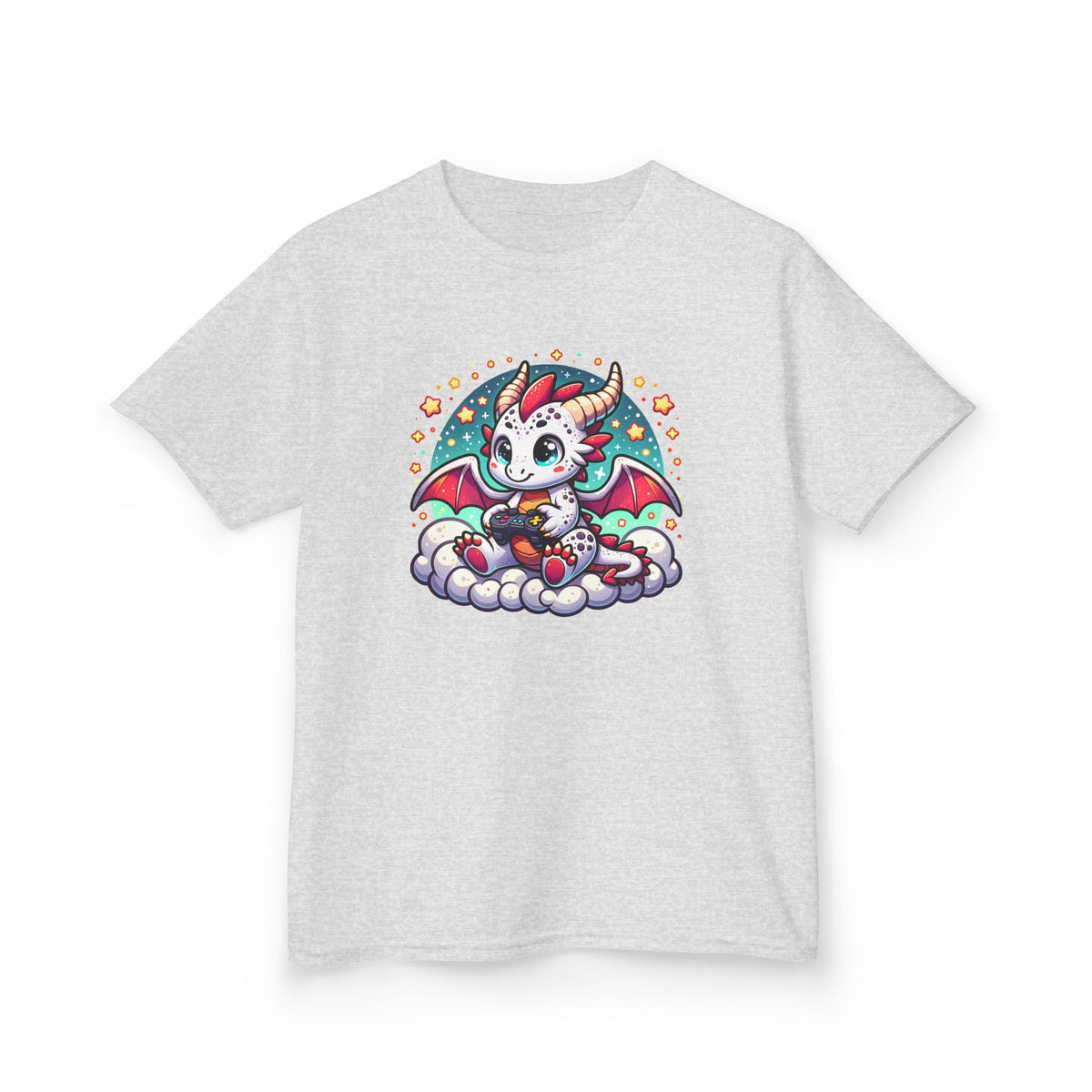 Baby Dragon Playing Video Games Youth T-Shirt