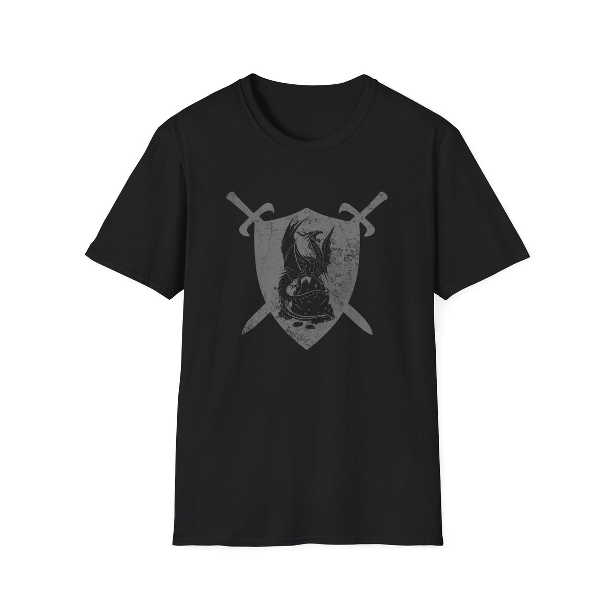 Dragon Swords Shield T-Shirt