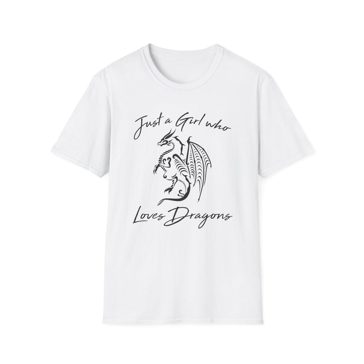 Just a Girl Who Loves Dragons T-Shirt