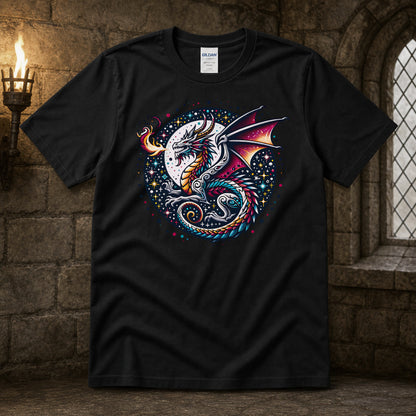 Dragon Fantasy Abstract Art T-Shirt