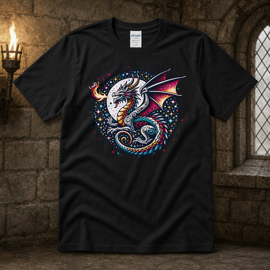 Dragon Fantasy Abstract Art T-Shirt