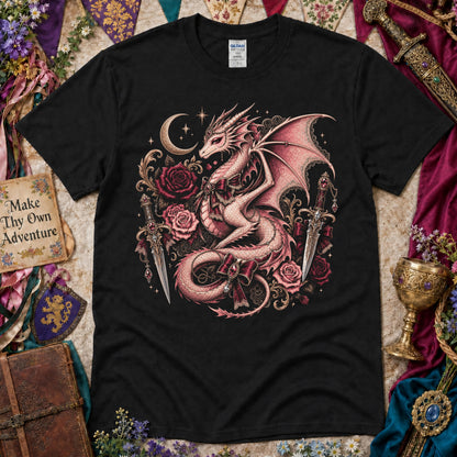 Dragon and Roses Women's T-Shirt