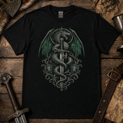 Dragon Sword Heraldry T-Shirt