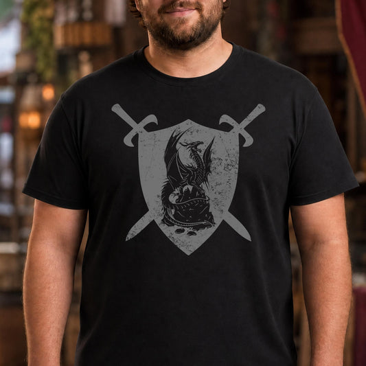 Dragon Swords Shield T-Shirt