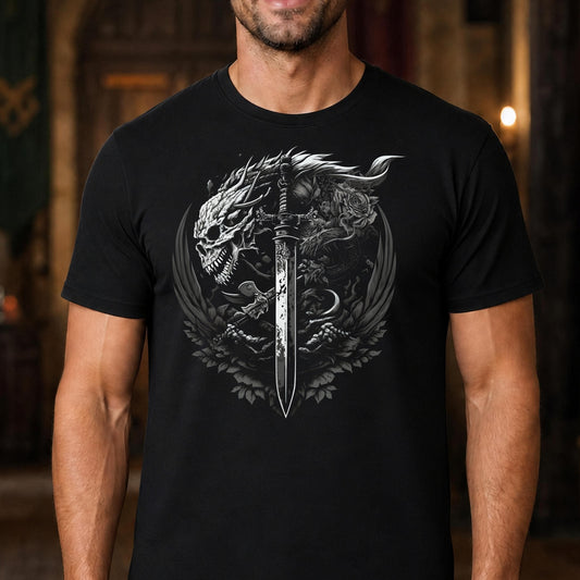 Dragon Skull Sword T-Shirt