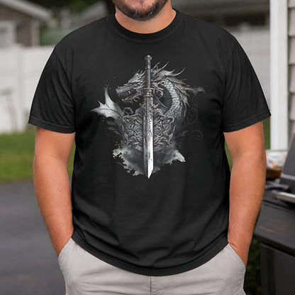 Dragon Sword Fantasy T-Shirt
