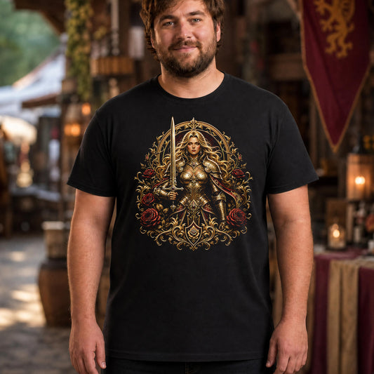 Medieval Warrior Queen T-Shirt